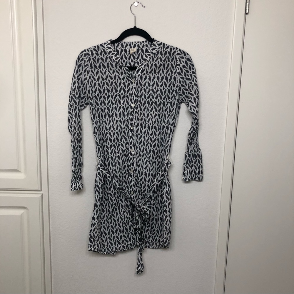 Gifted 4/$20 preloved organic cotton button down tunic